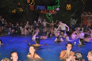 Pool Party Coral Bungalows AUG'15