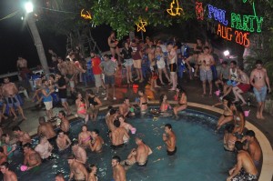 Pool Party Coral Bungalows AUG'15
